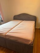 Polsterbett 160x200 mit Bettkasten und Lattenrost in 10247