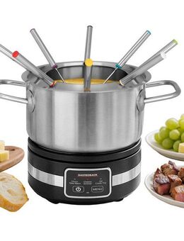 Gastroback Fondue Fondue MultiCook 4-in-1 & Kochplatte, 8 Fonduegabeln, 2,3 l