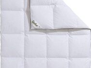 fjödur Gänsedaunenbettdecke Franzisk, Bettdecken für Sommer oder Winter, Decke, Füllung: 100% Gänsedaunen, Bezug: 100% Baumwolle, Bettdecke 135x200, allergiker geeignet (für Hausstauballergiker)