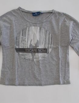 T-Shirt für Mädchen der Marke Tom Tailor Grau in der Größe 140 zu verkaufen. - Bielefeld