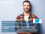 Produktionsmitarbeiter (m/w/d) in Teilzeit / Vollzeit - Asperg