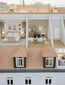 ROOFTOP LUXUSLOFT MIT SÜDTERRASSE | Architektur, Licht & Raumgefühl auf zwei Ebenen im Denkmal - München