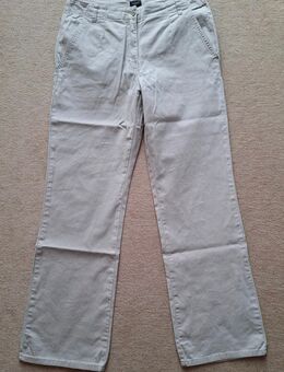 Damen-Hose Lindex beige 97 % Baumwolle Größe 40 - Ratingen