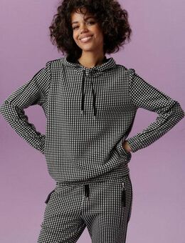 Aniston CASUAL Sweatshirt Kapuze mit Bindeband regulierbar