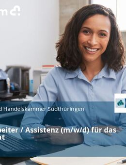 Sachbearbeiter / Assistenz (m/w/d) für das Sekretariat - Sonneberg