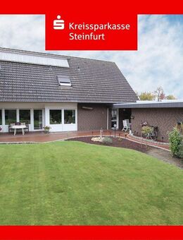 Einfamilienhaus in ruhiger Hanglage mit Garten und flexibler Raumaufteilung - Mettingen