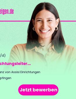 Einrichtungsleiter (m/w/d) - Bopfingen