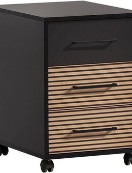 welltime Container Hank, MADE IN GERMANY, Breite 40 cm Schubladenfronten mit Akustikprint