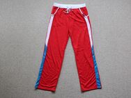 Workout Fitness Sweatpants Hose rot weiß blau Streifen XL - Niddatal