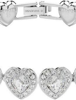 Swarovski Armband Schmuck Geschenk Ariana Grande Armkette Herz, mit Swarovski® Kristall