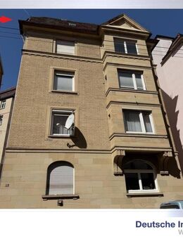 Schöne 2-Zimmer Altbau- Mietwohnung (4.OG) in Stuttgart- West - Stuttgart