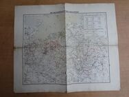 Landkarte , Verlag c. flemming glogau , die großherzogthümer meklenburg - Berlin