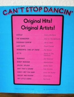 Can´t stop Dancin Vol. 1-Vinyl-LP,Tee Vee,Rar ! - Linnich