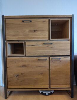 Highboard Metall Holz Eiche Design Metalo Henders & Hazel H&H - Köln