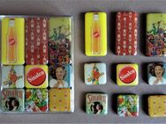 Magnet-Set, 9 Magnete für Kühlschrank usw., Sinalco Getränke, Kühlschrankmagnete, Nostalgic Art, Neu, OVP - Duisburg