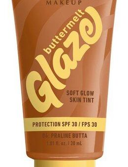 NYX Foundation NYX Professional Makeup Buttermelt Glaze Foundation LSF 30, Pflegend, spendet Feuchtigkeit, ohne Rückstände und öliges Finish.