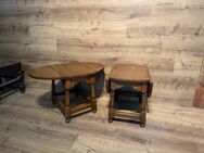 2x Beistelltisch aus Holz klappbar alt antik Tischchen Couchtisch - Lindau (Bodensee) Zentrum