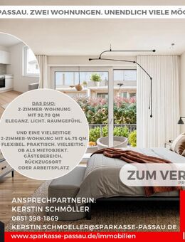 Zwei Wohnungen. Ein Zuhause. Unendlich viele Möglichkeiten - Wohnen mit Niveau im Zentrum von Passau - Passau