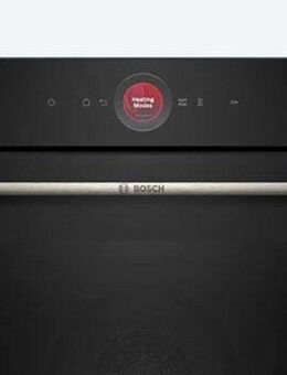 BOSCH Einbaubackofen Serie 8 HBG7221B2, mit Teleskopauszug nachrüstbar, Hydrolyse, AirFry-Funktion