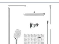 Schütte Brausegarnitur LA PALMA, Höhe 105 cm, 3 Strahlart(en), Komplett-Set, Regendusche, mit Antikalk-Beschichtung, wassersparend