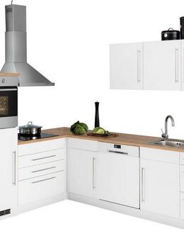 KOCHSTATION Winkelküche KS-Samos, Stellbreite 200x270 cm, wahlweise mit E-Geräten und Induktion