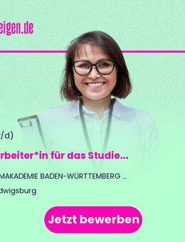 Mitarbeiter*in (m/w/d) für das Studienreferat - Ludwigsburg