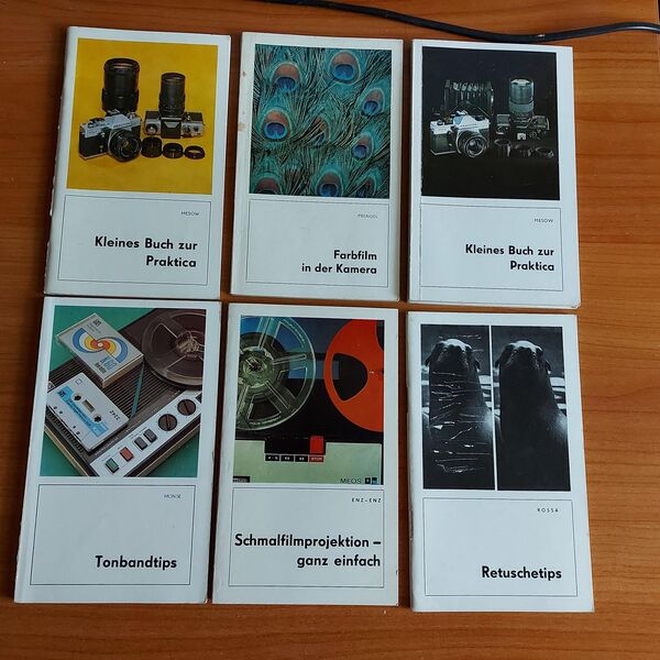 13 Broschüren/ Ratgeber über Fotografie / DDR - Leipzig Ost