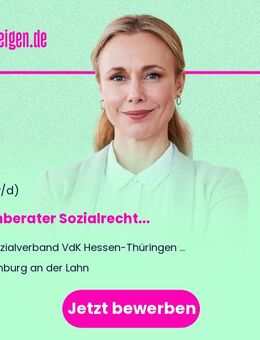 Fachberater Sozialrecht (m/w/d) - Limburg (Lahn)