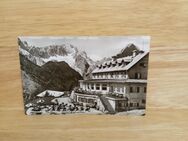 Ansichtskarte-AK-700-Kreuzeckhaus gegen Zugspitze. - Nörvenich