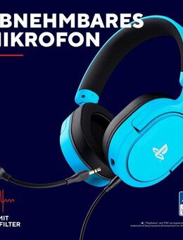 Trust GXT 498B Forta Gaming-Headset (Mikrofon abnehmbar)