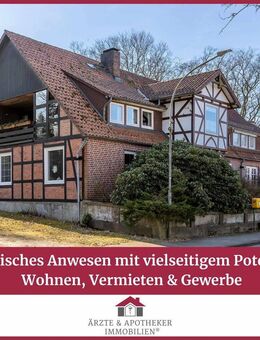 Historisches Anwesen mit vielseitigem Potenzial - Wohnen, Vermieten & Gewerbe! - Wriedel
