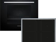SIEMENS Induktions Herd-Set EQ522DB1ZM, mit Backwagen, Backwagen mit ausziehbarer Tür für bequemes Kochen & Backen