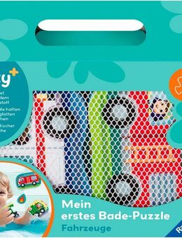 Ravensburger Badespielzeug Play+ Mein erstes Bade-Puzzle: Fahrzeuge
