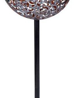 GLOBO LIGHTING LED Solarleuchte SOLAR, LED fest integriert, Warmweiß, Solarlampe für Garten, Toller Lichteffekt, Solarkugel mit Erdspieß