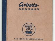 Arbeitsordnung VTA Leipzig vormals Bleichert Werke - Sinsheim