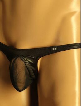 Herren String XL schwarz neu - Schwarzenbek