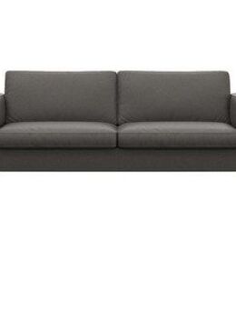 FLEXLUX 2,5-Sitzer Fiore, super Sitzkomfort durch Kaltschaum im Sitz, breite Armlehnen, Füße Alu