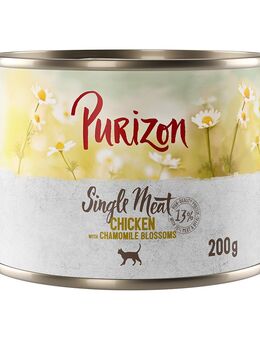 Purizon Single Meat 6 x 200 g - Huhn mit Kamillenblüten