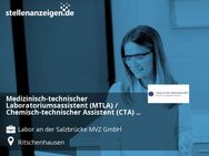 Medizinisch-technischer Laboratoriumsassistent (MTLA) / Chemisch-technischer Assistent (CTA) / Veterinärmedizinisch-technischer Assistent (VMTA) (m/w/d) - Ritschenhausen