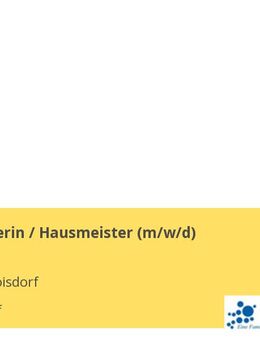 Hausmeisterin / Hausmeister (m/w/d) - Troisdorf