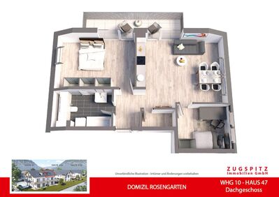 DOMIZIL ROSENGARTEN -3 Zi FERIENWOHNUNG -WHG10