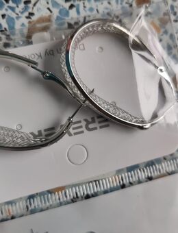 Ohrringe Oval Silber Strass - Brüel