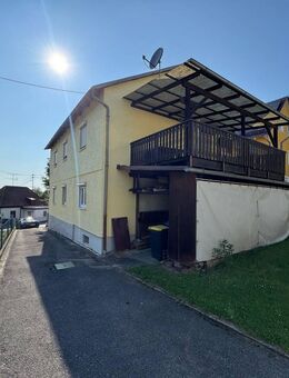 Großzügiges Wohnhaus mit 2 Garagen, Carport und Werkstatt, ideal für Handwerker - Mering