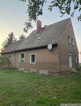 Ländlich & freistehendes Einfamilienhaus in Wuhnitz zum Sanieren - Lommatzsch