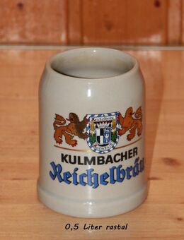 Reichelbräu Bierkrug 0,5 l Steinzeug Steingut Keramik neuwertig rastal - Borken