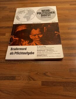 Wehrpolitischer Digest International. Heft 1 Juni 1962. Brudermord als Pflichtaufgabe u.a. Leitthemen - Rosenheim