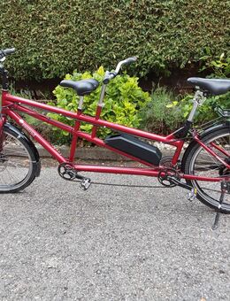 Schauff Tandem Zweirad mit Hilfsmotor - Bruckmühl