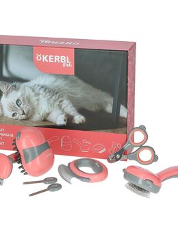 Kerbl Pet Pflege-Set für Katzen - 7-teilig