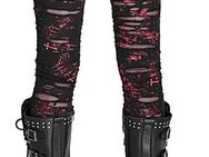 Legging Punk Frauen Hosen M Gothic Broken Mesh Fashion - Aalen