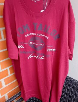 Tom Tailor T-Shirt WEINROT Gr. 3XL Großes Logo NEUWARE OVP OHZ - Osterholz-Scharmbeck